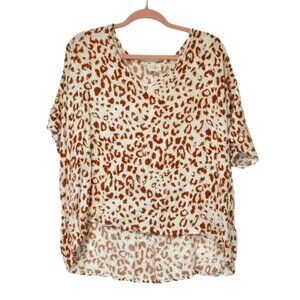 143 Story Animal Print Blouse